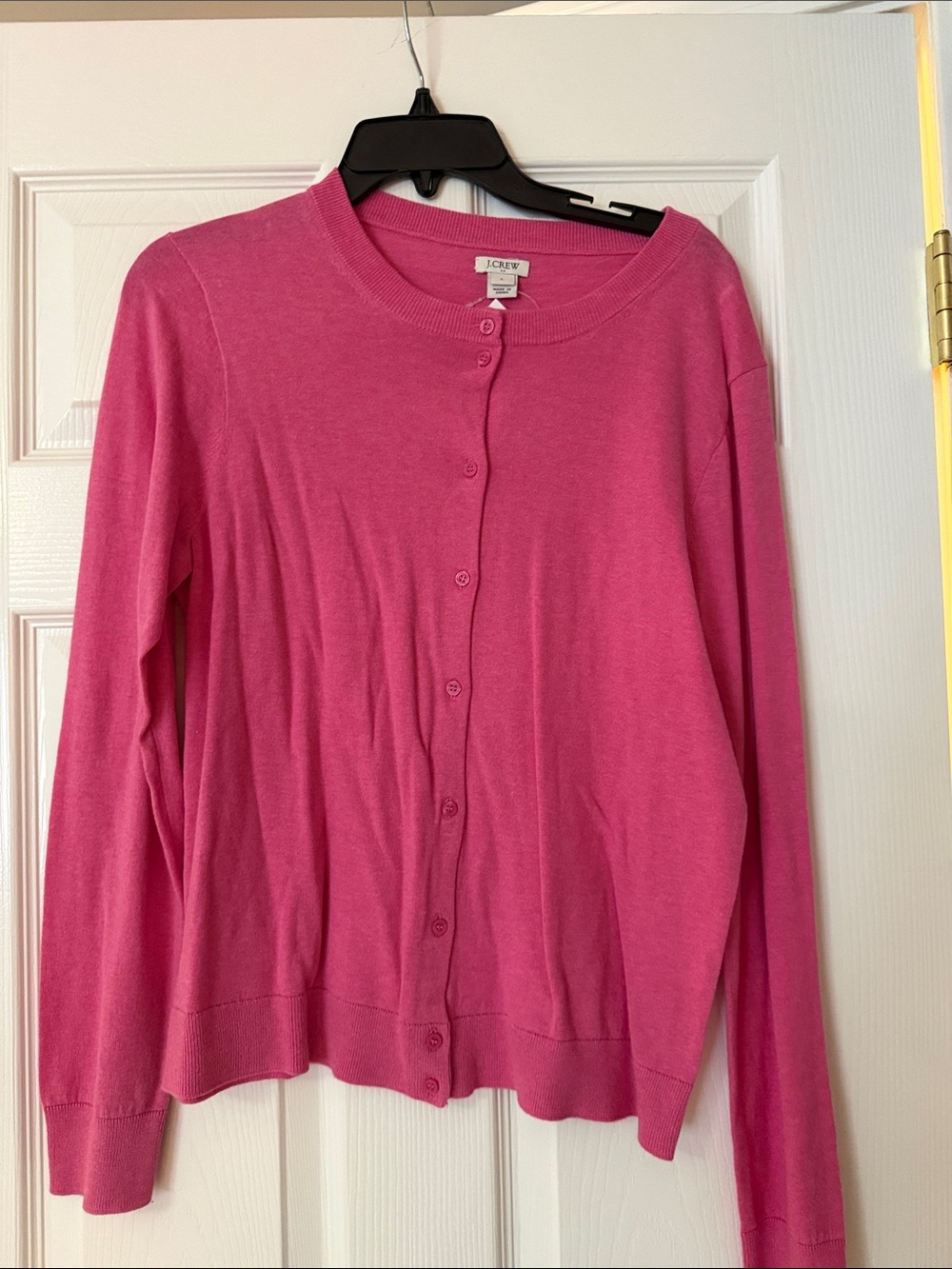 J. Crew NWT Pink Button-Up Women's Cardigan